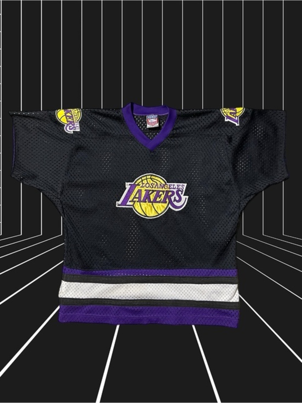 Vintage 90’s NBA Patched LA Lakers Jersey